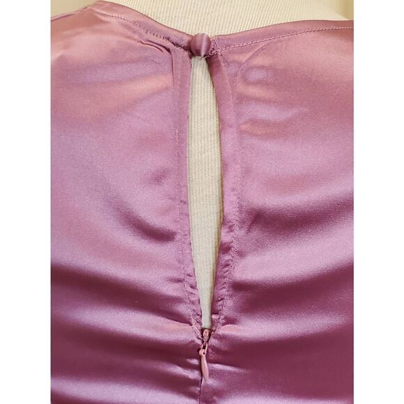 Petal and Pup Dusty Rose Opal Dress, Faux Wrap, Round Neck Short Dress, Sz. 2, N - Picture 8 of 13